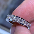 Maren | Silver Ring with Brilliant Narrow Band