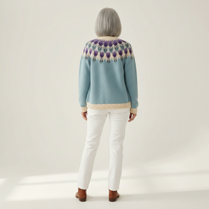 Marjatta - Floral Yoke Cardigan