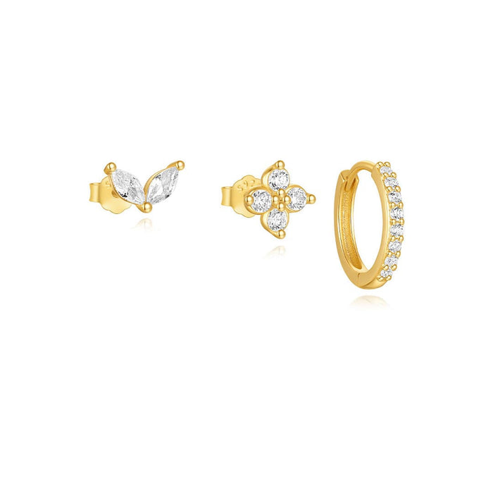Marlena | Gold-Plated Smooth Silhouette Earrings