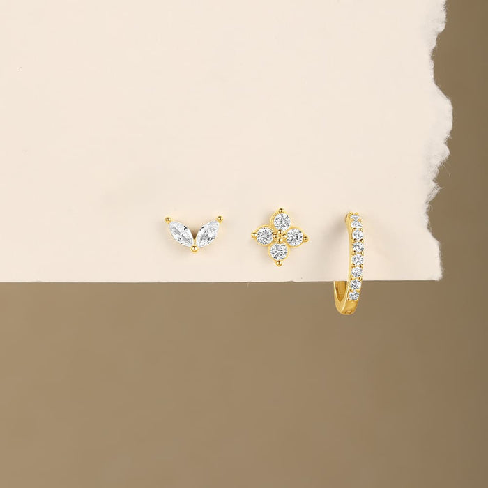 Marlena | Gold-Plated Smooth Silhouette Earrings