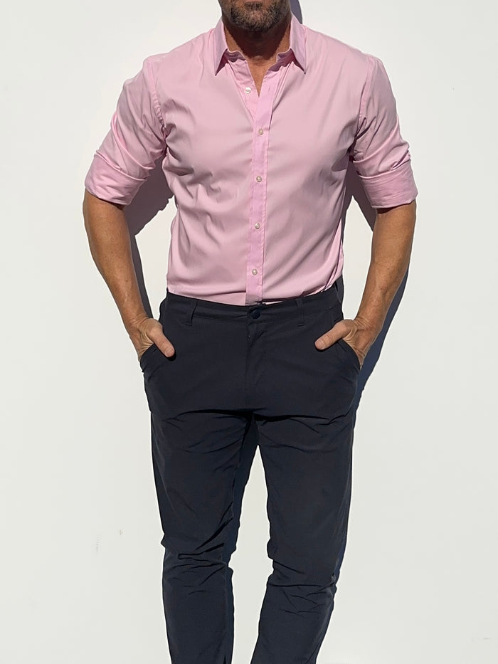 Mega-Stretch Performance Broadcloth - Pink