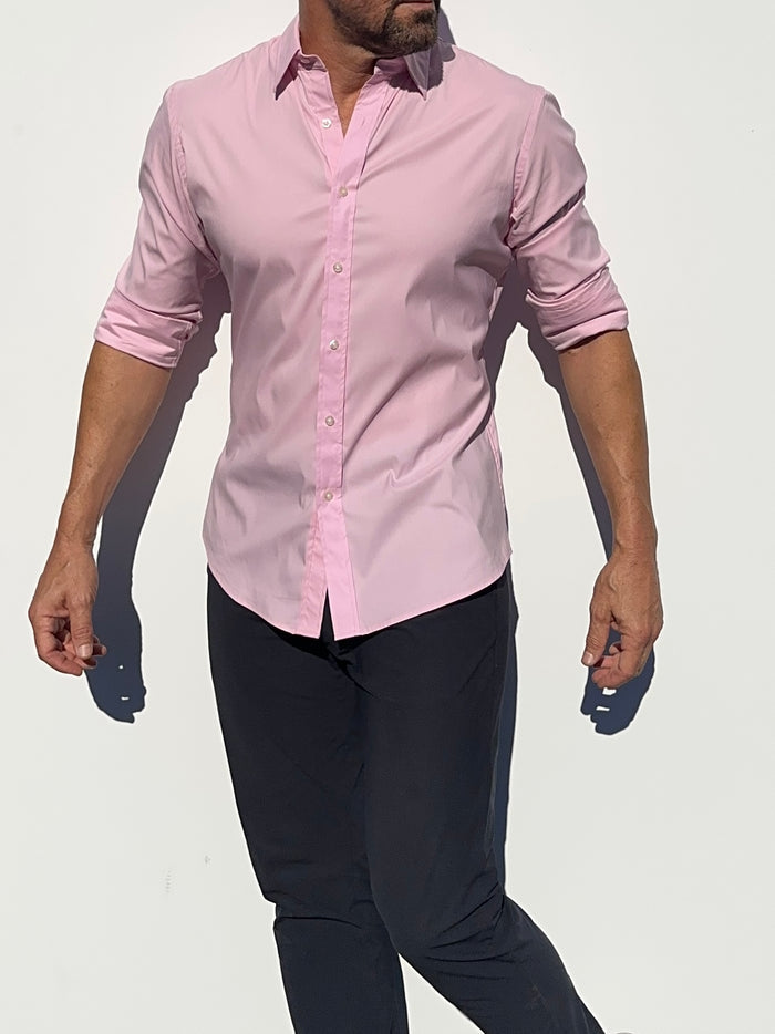 Mega-Stretch Performance Broadcloth - Pink