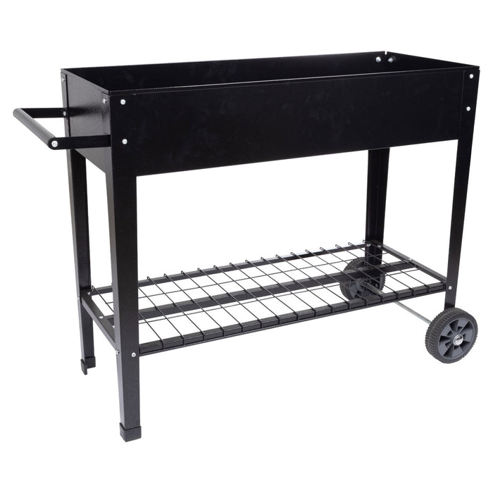 Metal Raised Garden Bed with Wheels