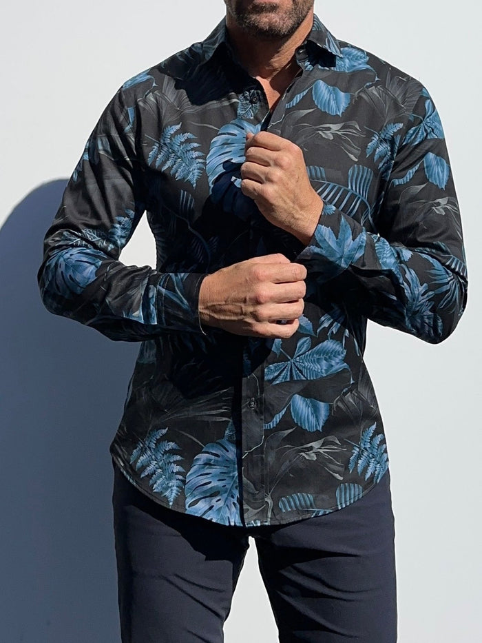 Midnight Jungle Party Shirt - Midnight