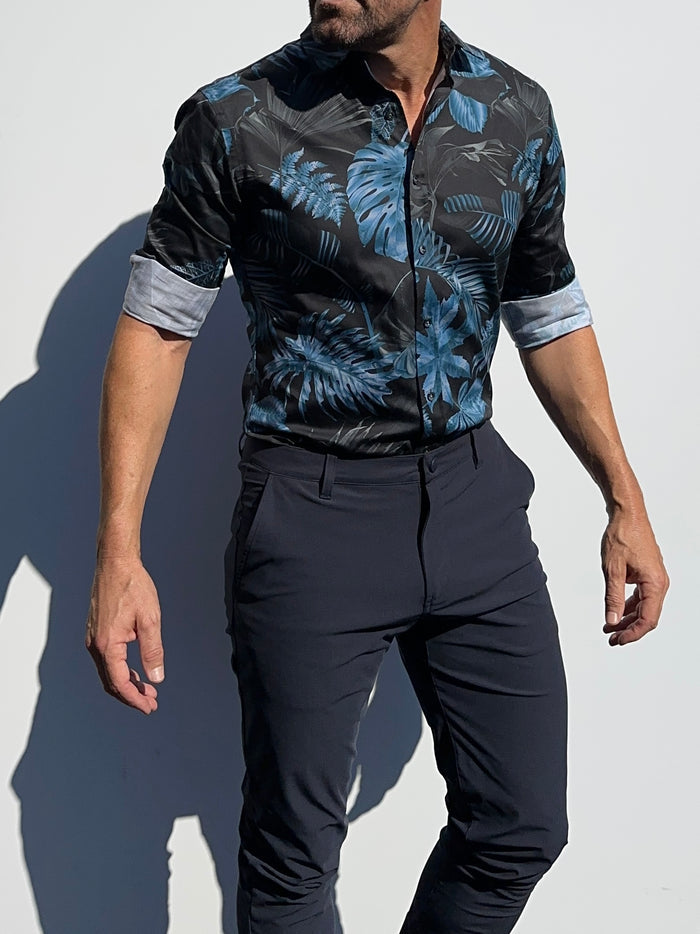 Midnight Jungle Party Shirt - Midnight