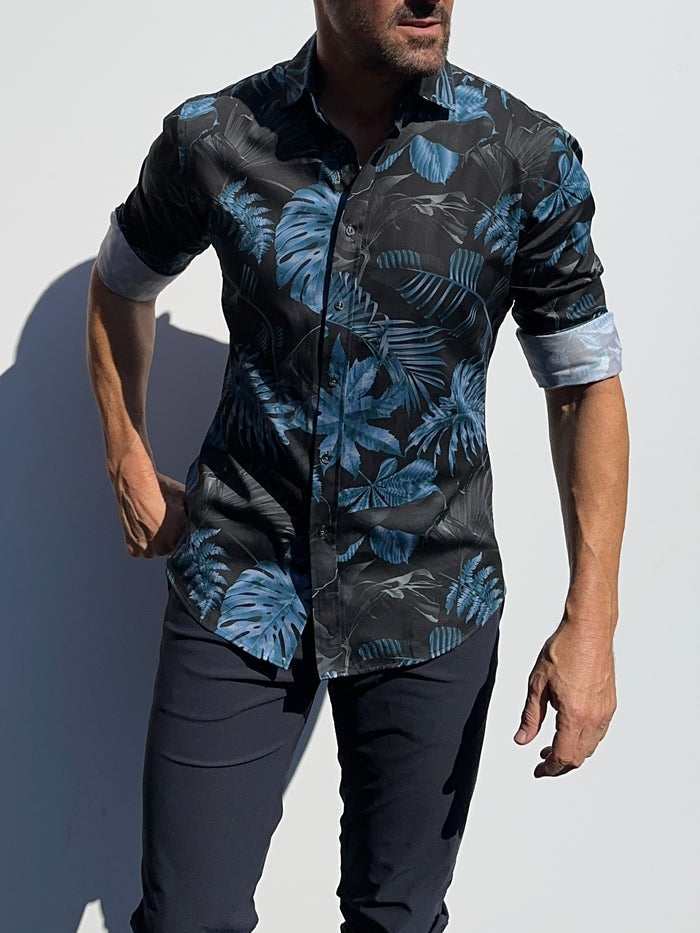 Midnight Jungle Party Shirt - Midnight