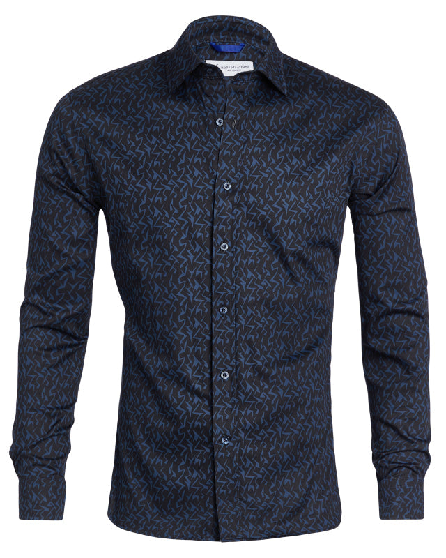 Midnight Lightning Party Shirt - Navy/Blue