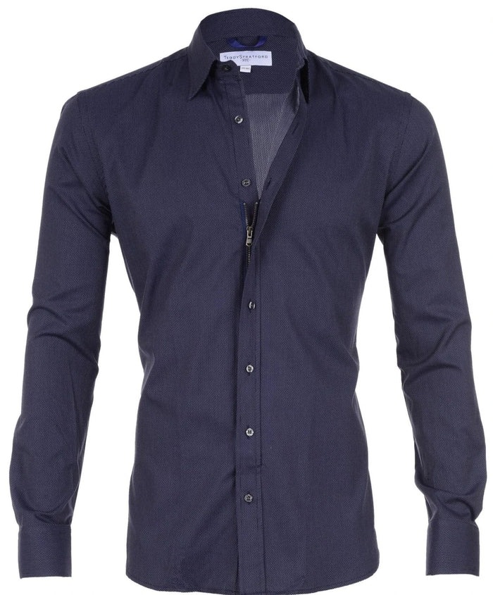 Midnight Micro-Dot - Midnight Blue