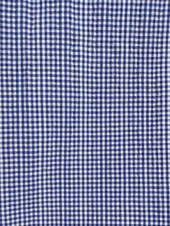 Mini-Gingham Seersucker - Navy- Small Batch #674