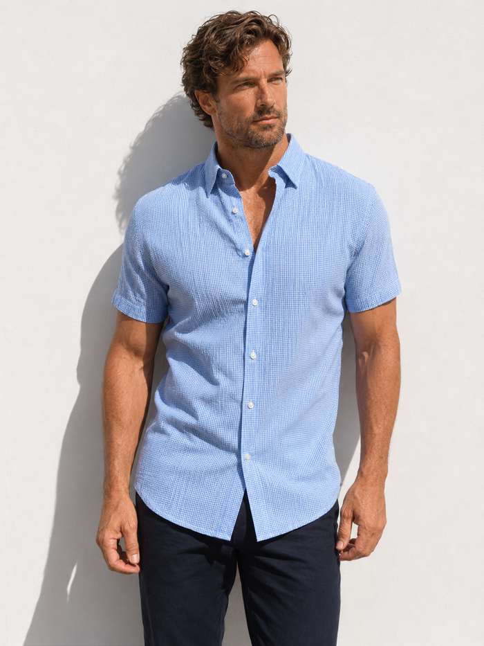 Mini-Gingham Seersucker- Small Batch Series