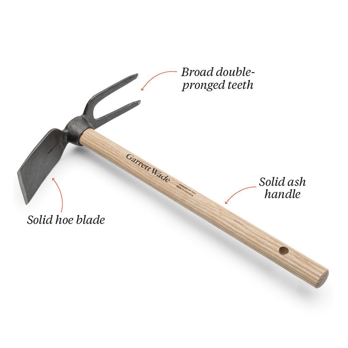 Mini Hoe with 2-Prong Grubber