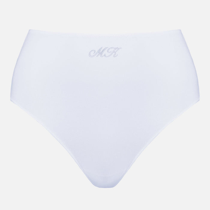Monogram Whitney High Waist Bikini 3 Pack - Pure