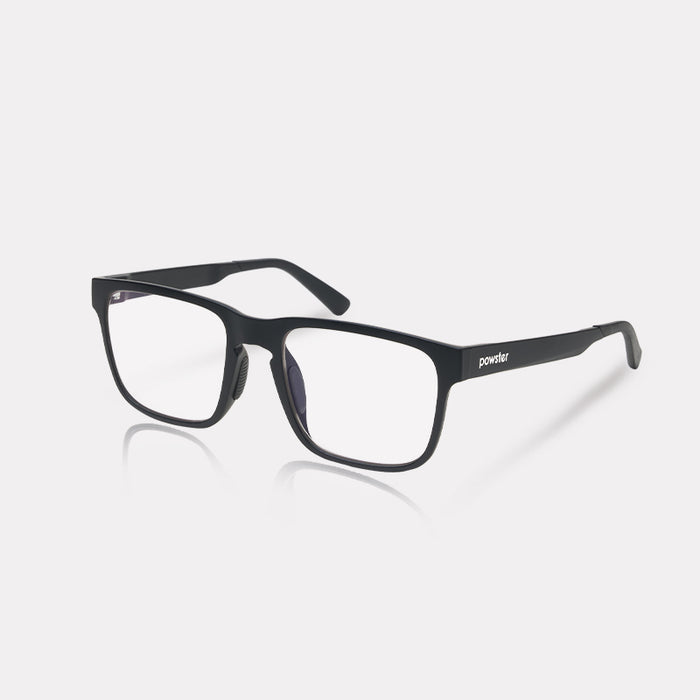 Transparent Lenses (Matte Black Frame)