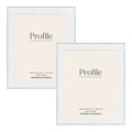 Noble White Metal Frame Value Pack 8x10 (2 pack bundle) from our Metal Photo Frames collection by Profile Products (Australia) Pty Ltd