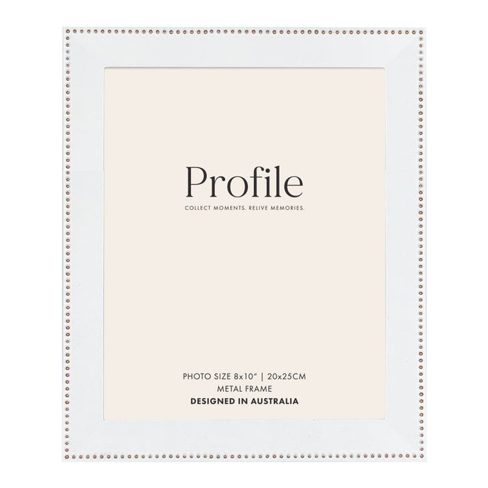 Noble White Metal Frame Value Pack 8x10 (2 pack bundle) from our Metal Photo Frames collection by Profile Products (Australia) Pty Ltd