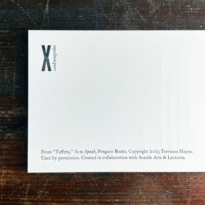 Not for Long notecard