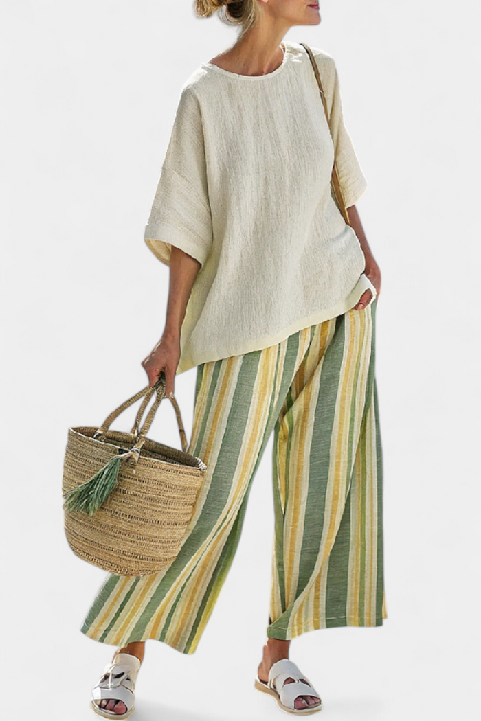 Olivia | Set Linen Bamboo Olive