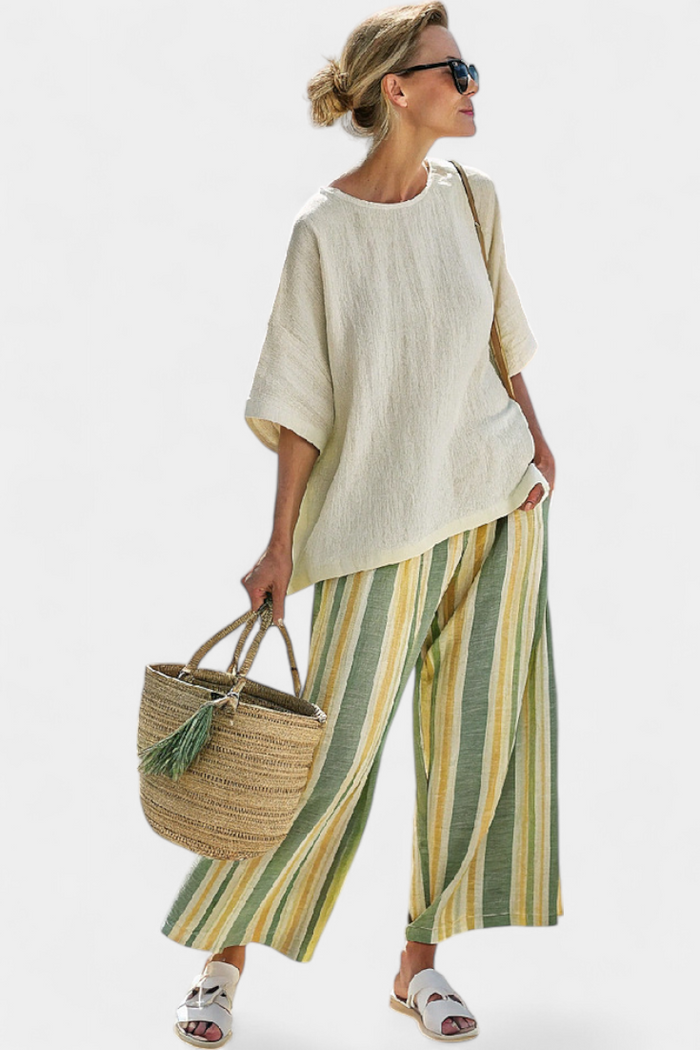 Olivia | Set Linen Bamboo Olive