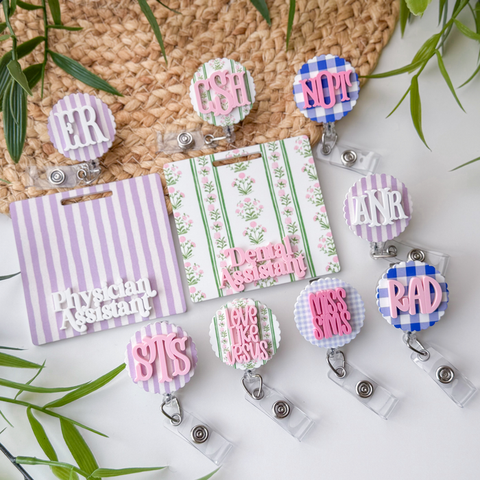Original Collection | Personalized Badge Buddy | Badge Reel