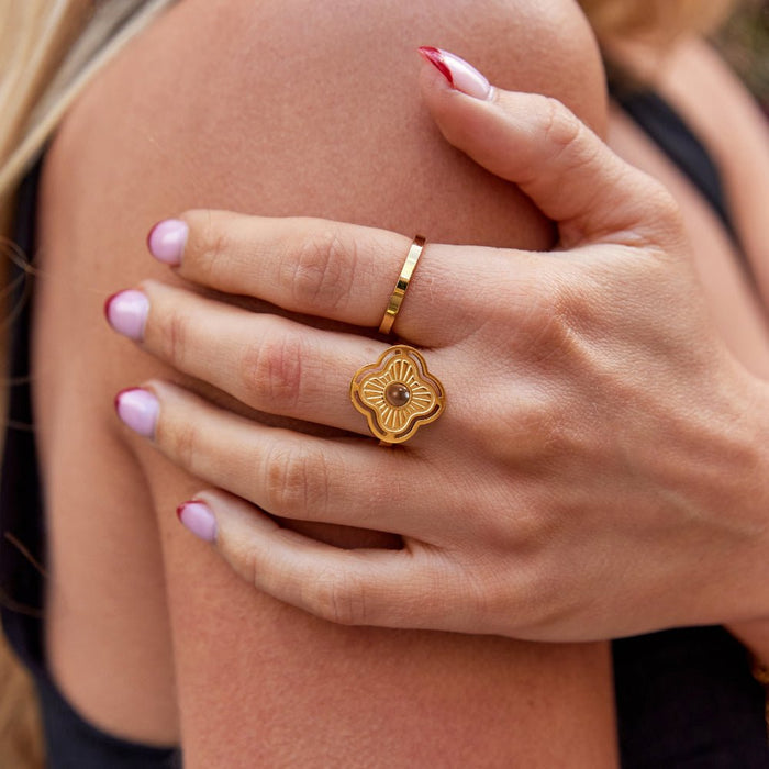 Petra | Ring with Tiger Eye