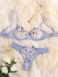purple lingerie