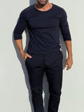 Raglan Sleeve T-shirt in Tedra™ - Midnight Blue