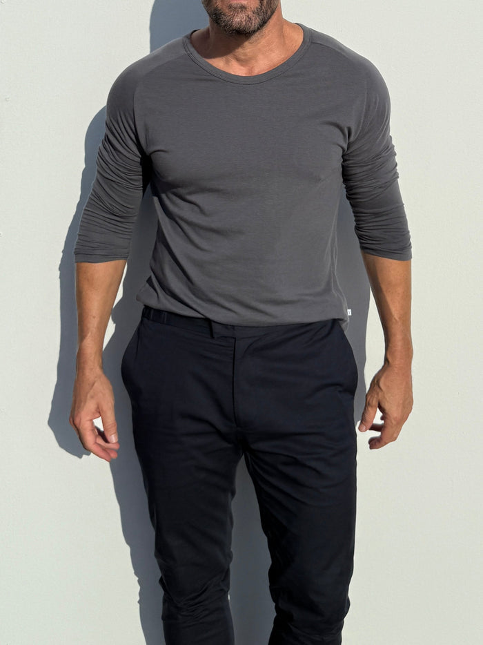 Raglan Sleeve T-shirt in Tedra™ - Slate