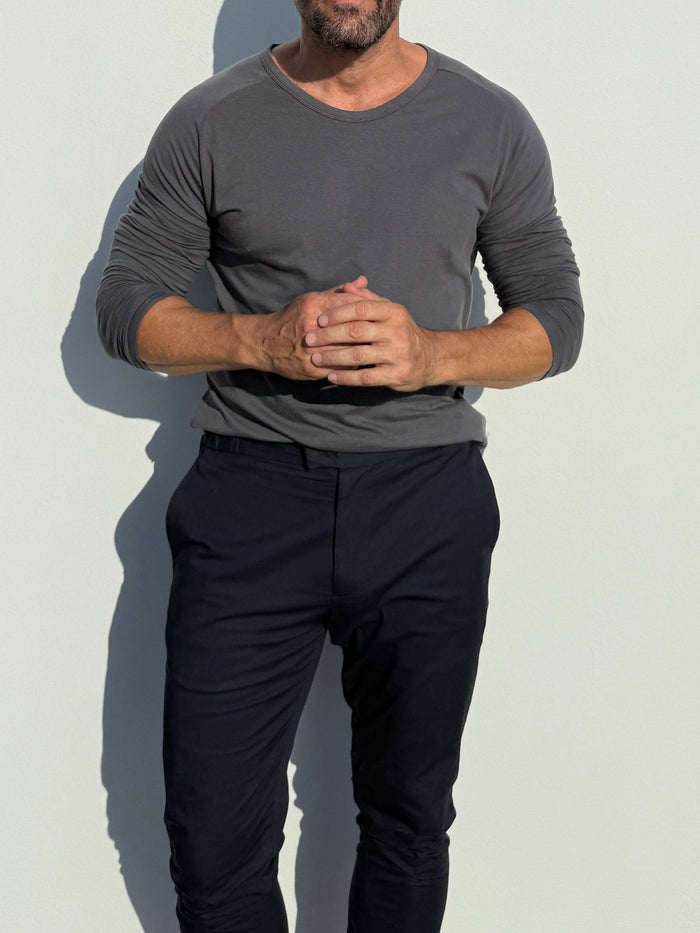 Raglan Sleeve T-shirt in Tedra™ - Slate