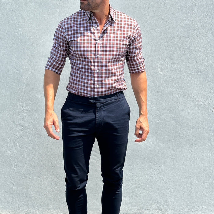 Red & White Organic Plaid - Red & White Plaid