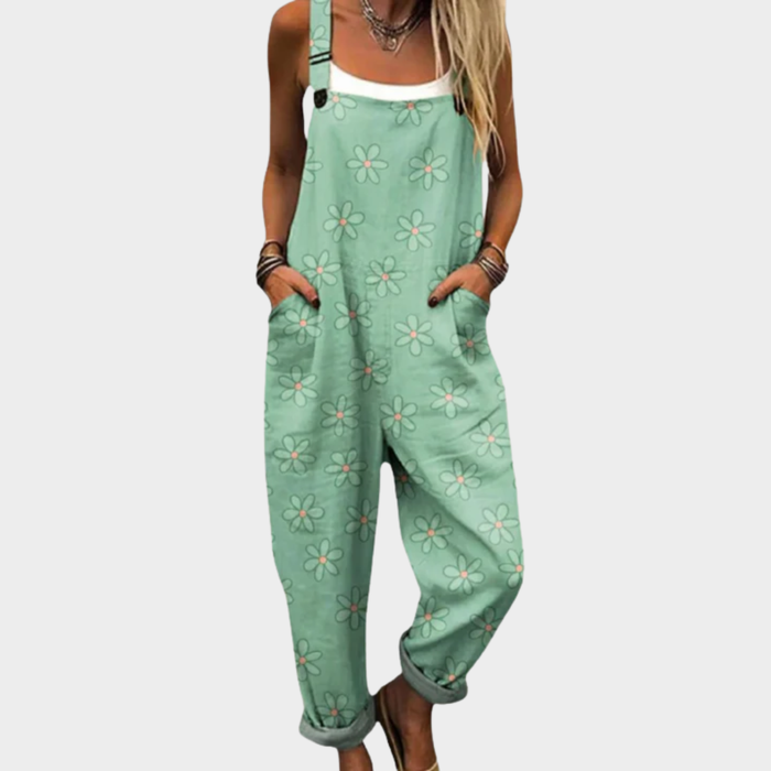 Reetta – Printed Wide-Leg Jumpsuit