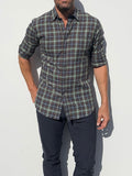 Sage, Blue & Brown Flannel - Sage Blue Brown