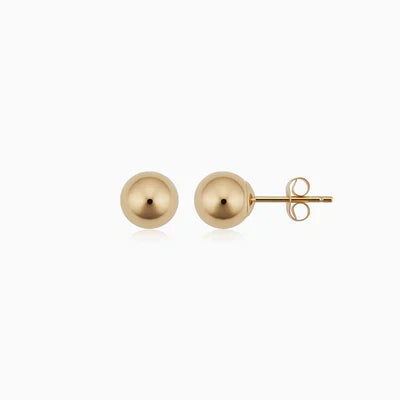 Sara | Gold-Plated Sphere Earrings