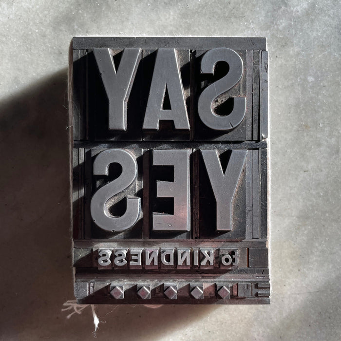 Say Yes to Kindness notecard