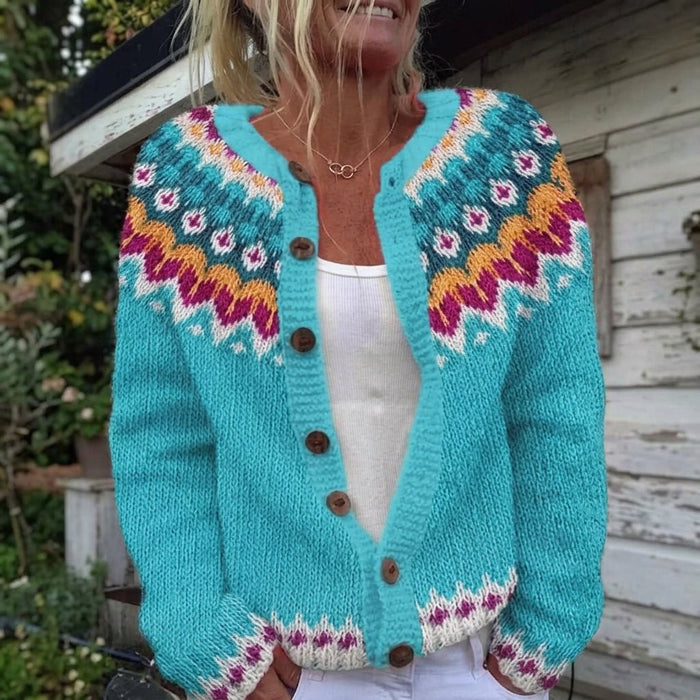 Seija - Nordic Yoke Cardigan