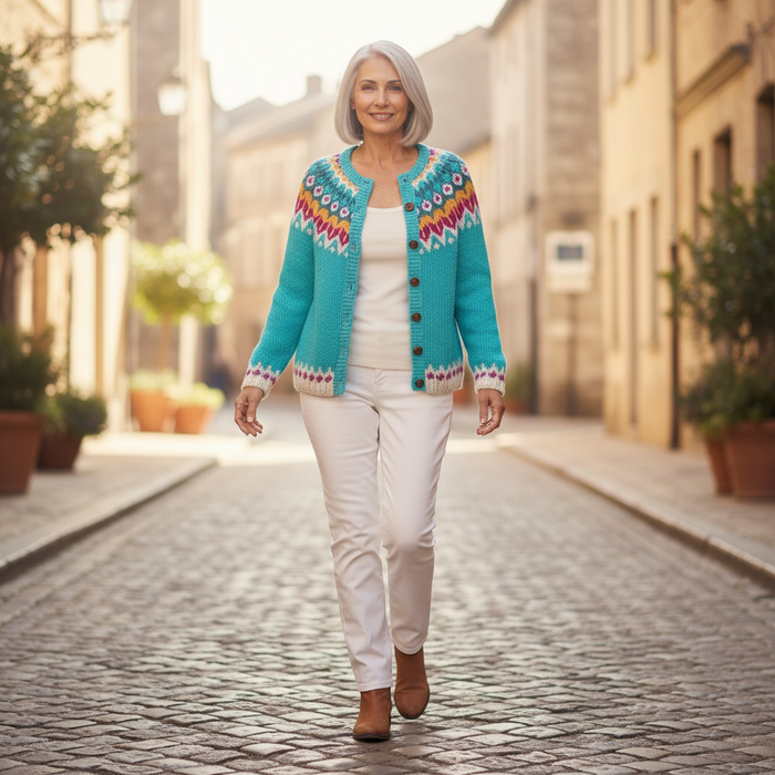 Seija - Nordic Yoke Cardigan