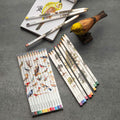 French Made Set of 12 Color Puzzle Pencils