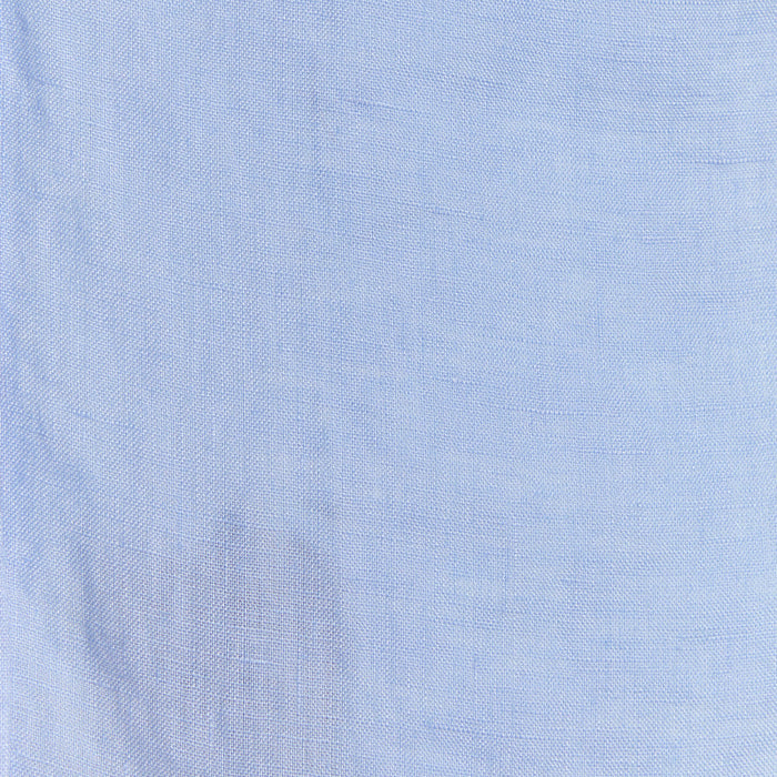 Short Sleeve 1-Pocket Linen - Light Blue