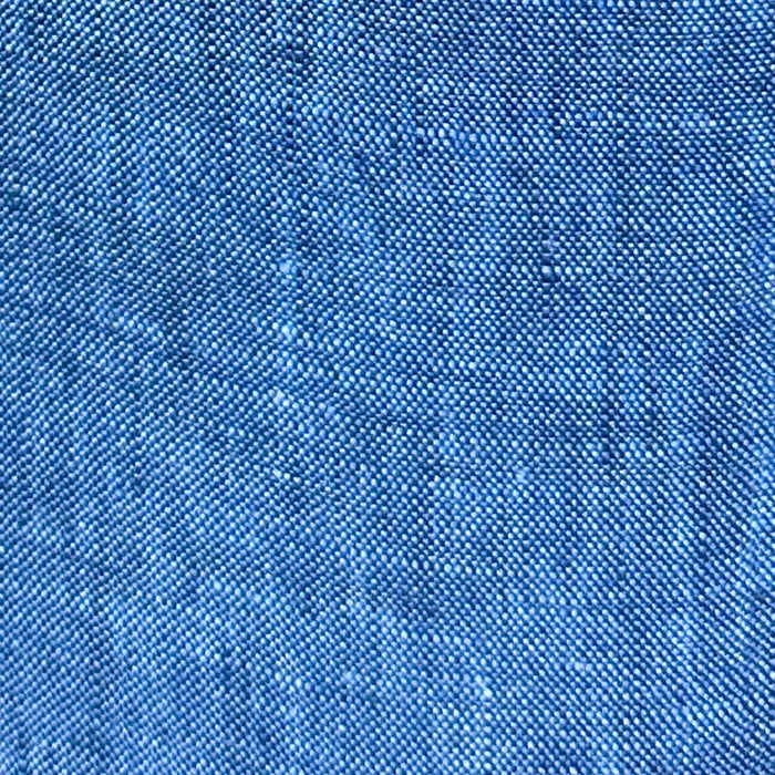 Short Sleeve Linen Raider Shirt - Small Batch Series - Royal Blue Linen