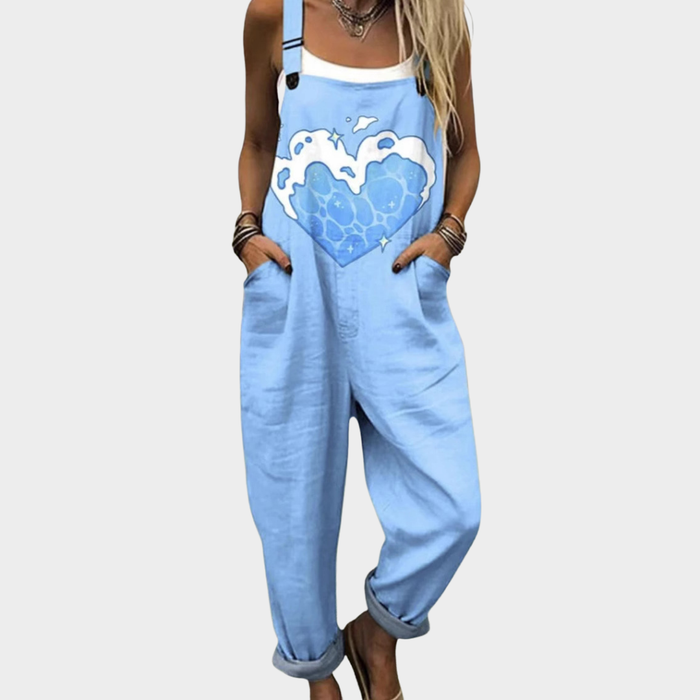 Siiri – Printed Wide-Leg Jumpsuit