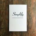 Simplify notecard