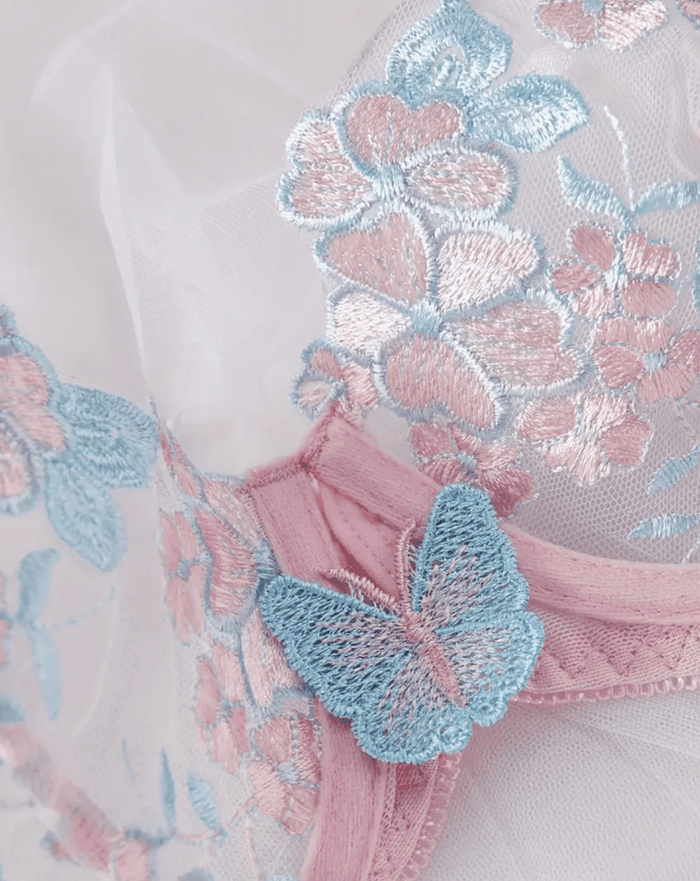 lingerie bra embroidered