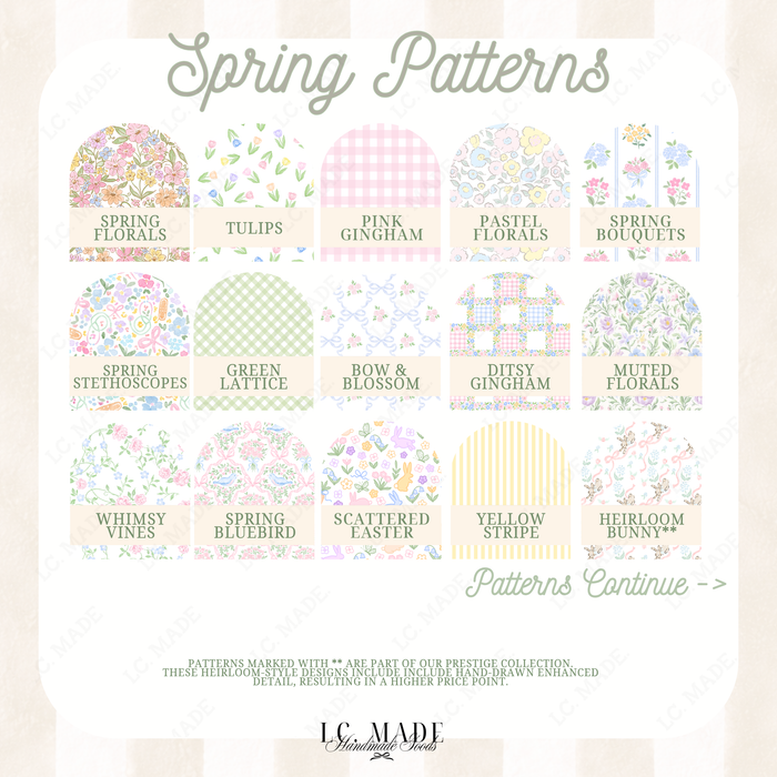 Spring Collection | Personalized Badge Buddy | Badge Reel