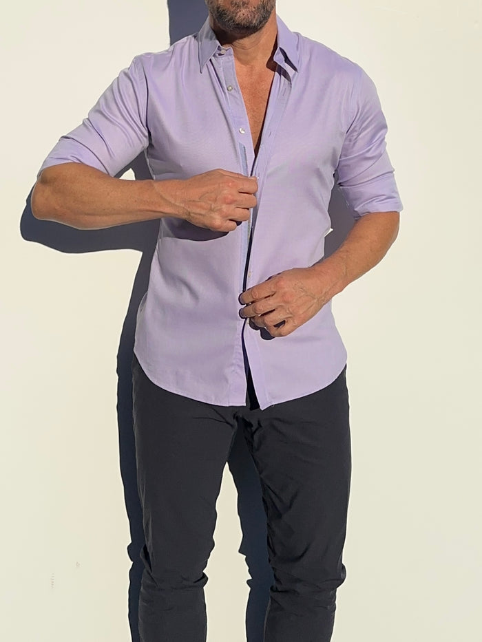 Stretch Royal Oxford - Lavender