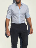 Stretch Royal Oxford - Light Blue