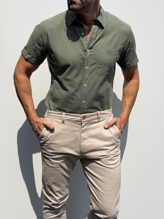 Super Lightweight Cotton - Moss Green