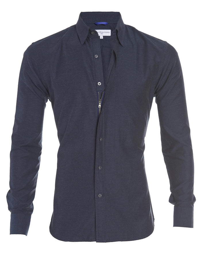 Super Lightweight Cotton- Long Sleeve - Navy