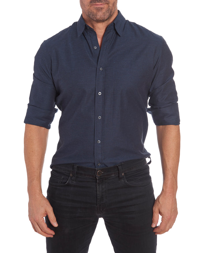 Super Lightweight Cotton- Long Sleeve - Navy