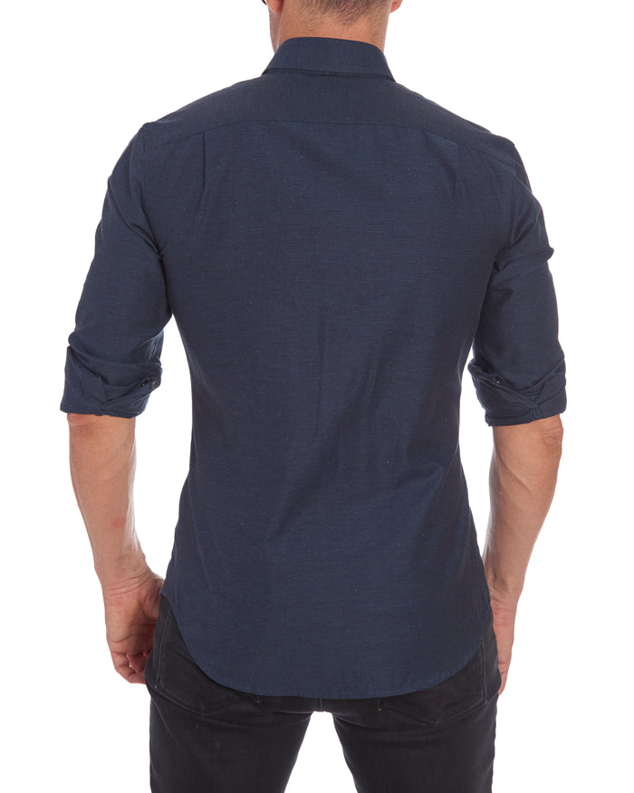 Super Lightweight Cotton- Long Sleeve - Navy