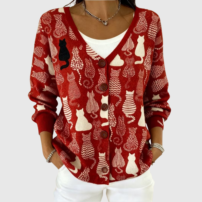 Talvi – Cozy Button-Front Knit Cardigan