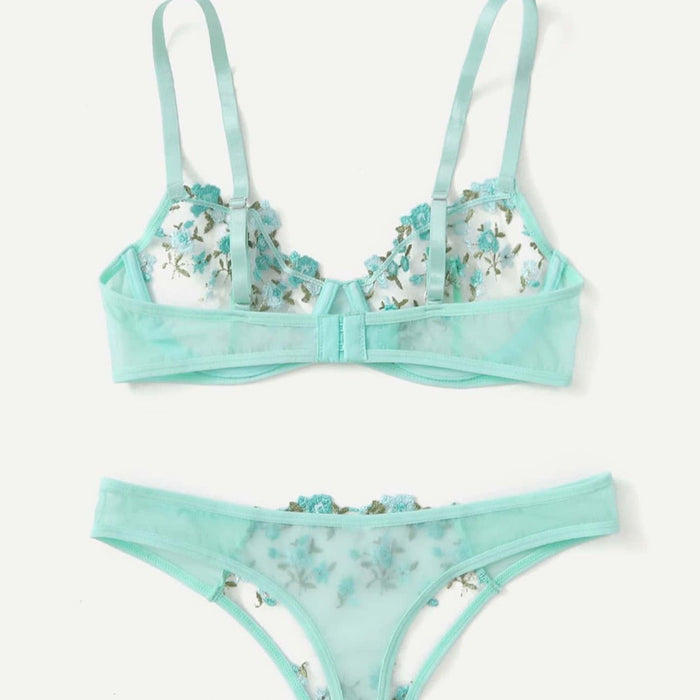 Teal Lingerie Set - Self Care Shop